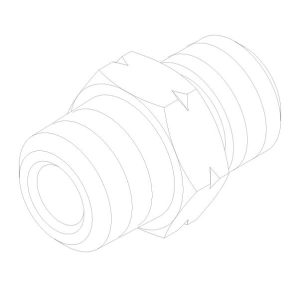 Прямой фитинг 1/8" наружная резьба с двух сторон, арт.10857082 для Sanremo YOU