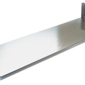 Полка сплошная из нержавеющей стали марки AISI 304, арт. ПН-411/1200