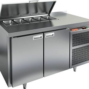 SL1-11SN (1/3) О стол для салатов охл.(+2+10), островной, 2 двери, 1390х600х850мм, HICOLD RUS