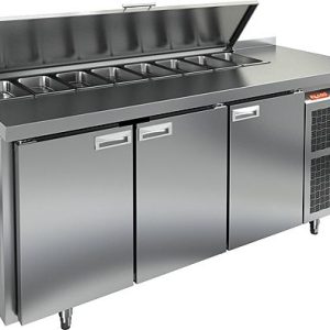 SL1-111SN (1/3) стол для салатов охл.(+2+10), 3 двери, 1835х600х850мм, HICOLD RUS