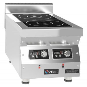 Плита индукционная Abat КИП-27Н-5,0, настол., 2-х конфороч.