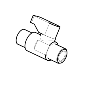 Кран 1/4"M/M 150° CW511L, арт. 10401454A