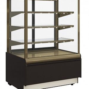 Витрина холодильная Полюс KC70 VM 0,6-2 STANDARD Паттерн (открытая) (0105 Венге)