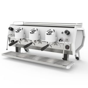 Кофемашина Sanremo D8 3 высокие гр,Total White, Подсветка+Cold Touch, белая