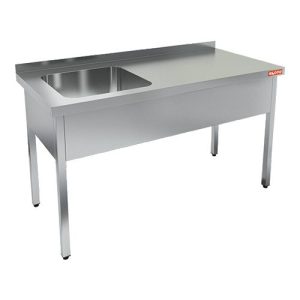 НСО1М-18/6БЛ стол-моечная ванна, 1 секц. (500х400х250) слева, HICOLD RUS