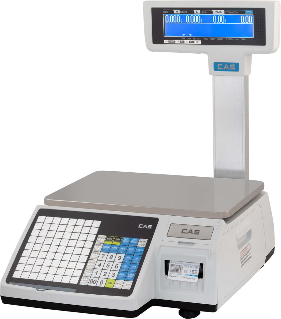 Весы торговые с печатью этикеток CL3000-15P