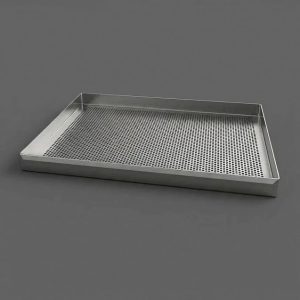 Противень TGA410 600х400х20, t=1,5 мм, ал. перф. с антипригарным покр.Kitchen Muse(подходит к Unox)