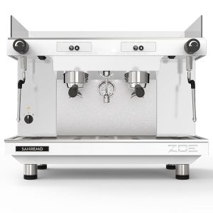 Кофемашина Sanremo Zoe SAP (полуавтомат) 2 высокие гр. белая