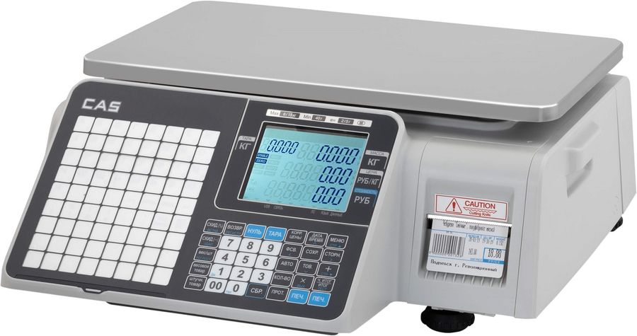 Весы торговые с печатью этикеток CL3000J-15B