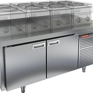 SN 11/TN LT стол охл. под тепловое оборуд.(-2+10), 2 двери, 1390х600х675мм, HICOLD RUS
