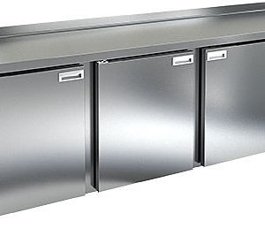 BR-111/GNK стол охл. (-2+10), 3 двери, под кеги, 2840х700х850мм, HICOLD RUS