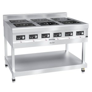 Плита индукционная Abat КИП-69П-3,5-01 6-ти конфорочная, нерж.