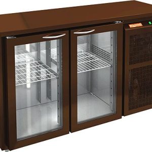 BNG 11 BR2 HT BAR стол охл. (+2+10), 2 стекл.двери, увелич. объема, на низ. ножках, 1390х500х830мм