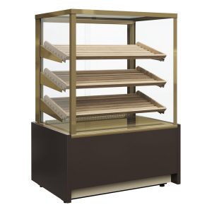 Витрина хлебная Полюс KC70 N 0,9-2 Bread 9006-9005 (без стекла) (Хлебная 0,9 Carboma Cube ТЕХНО)