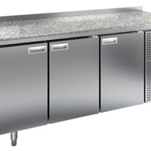 GN 111/TN КАМЕНЬ стол охл. (-2+10), 3 двери, 1835х700х850мм, HICOLD RUS