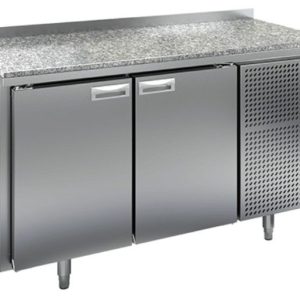 SN 11/TN КАМЕНЬ стол охл.(-2+10), 2 двери, 1390х600х850мм, HICOLD RUS